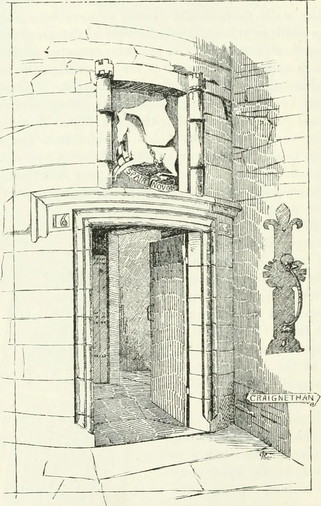 An illustration from The castellated and domestic architecture of Scotland, from the twelfth to the eighteenth century, 1887, leaf 283
