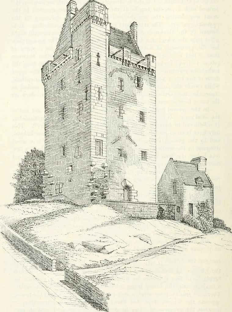 An illustration from The castellated and domestic architecture of Scotland, from the twelfth to the eighteenth century, 1887, leaf 293