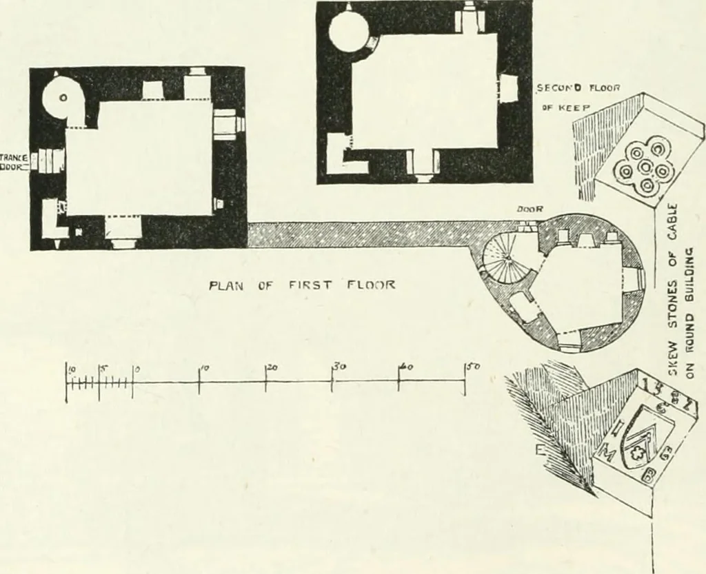 An illustration from The castellated and domestic architecture of Scotland, from the twelfth to the eighteenth century, 1887, leaf 295