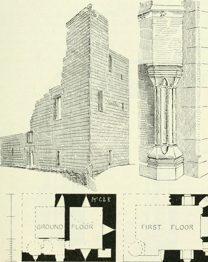 An illustration from The castellated and domestic architecture of Scotland, from the twelfth to the eighteenth century, 1887, leaf 326