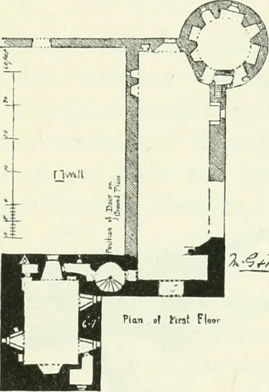 An illustration from The castellated and domestic architecture of Scotland, from the twelfth to the eighteenth century, 1887, leaf 328