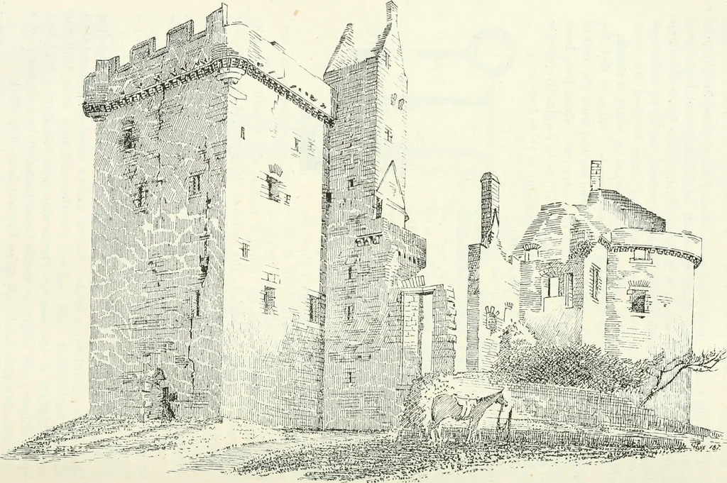 An illustration from The castellated and domestic architecture of Scotland, from the twelfth to the eighteenth century, 1887, leaf 329