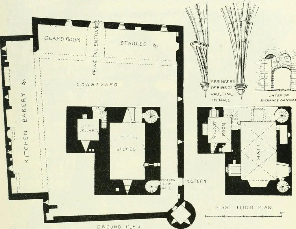 An illustration from The castellated and domestic architecture of Scotland, from the twelfth to the eighteenth century, 1887, leaf 334
