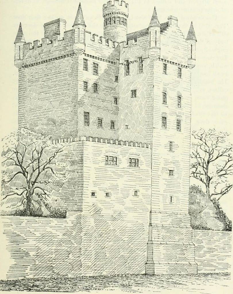 An illustration from The castellated and domestic architecture of Scotland, from the twelfth to the eighteenth century, 1887, leaf 340