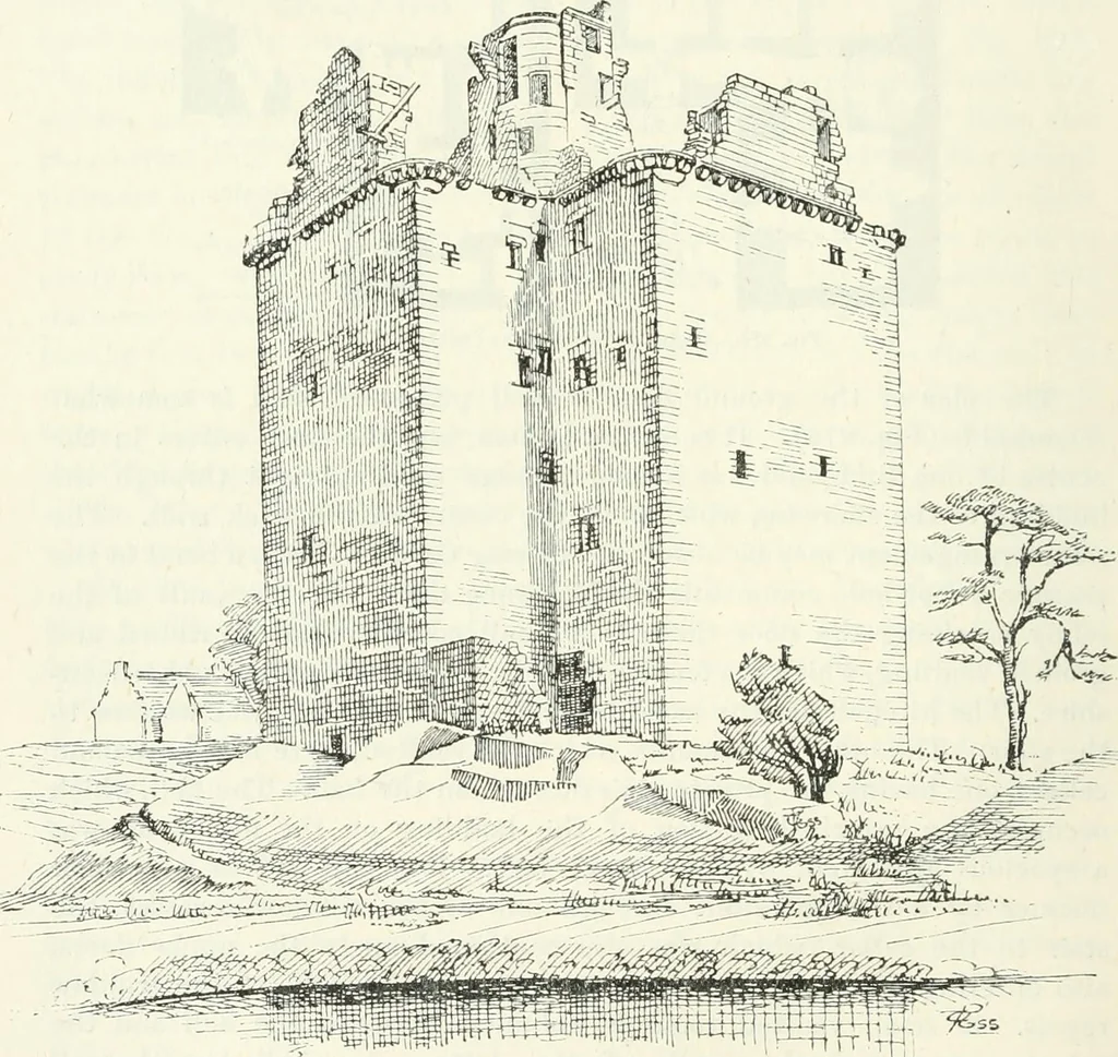 An illustration from The castellated and domestic architecture of Scotland, from the twelfth to the eighteenth century, 1887, leaf 343