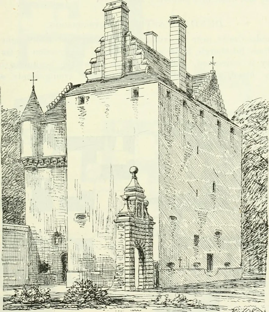 An illustration from The castellated and domestic architecture of Scotland, from the twelfth to the eighteenth century, 1887, leaf 346