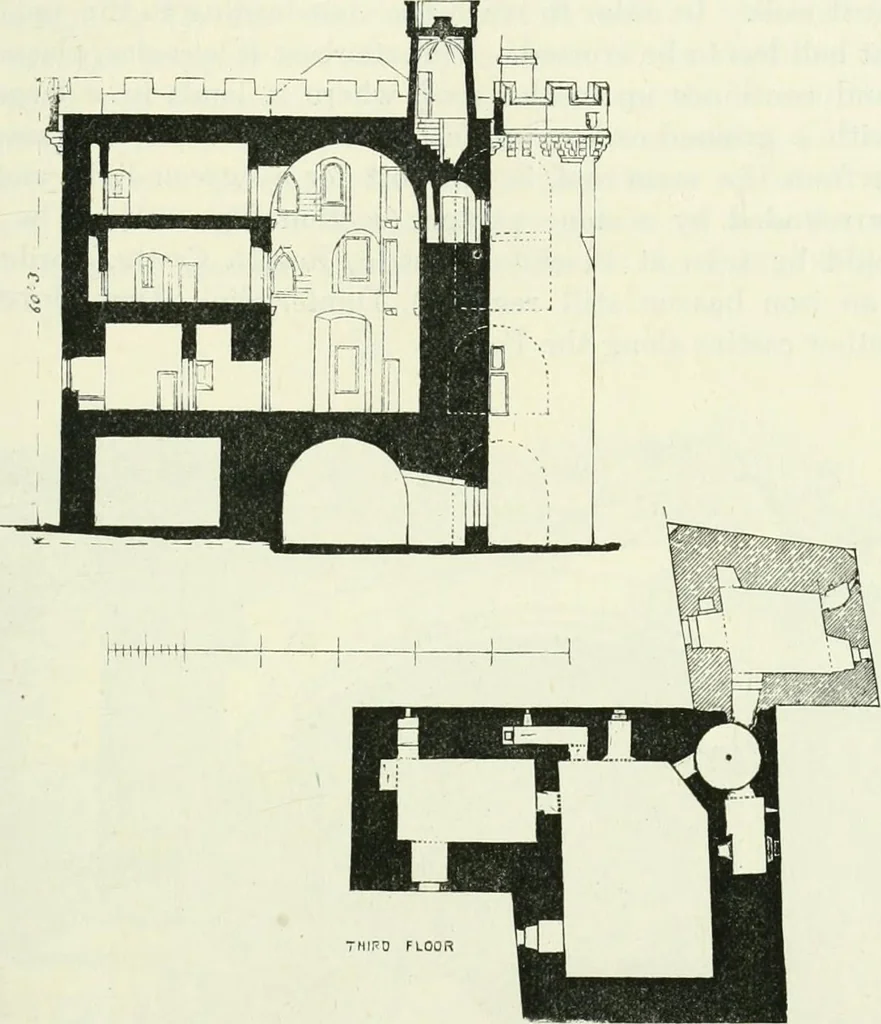 An illustration from The castellated and domestic architecture of Scotland, from the twelfth to the eighteenth century, 1887, leaf 348