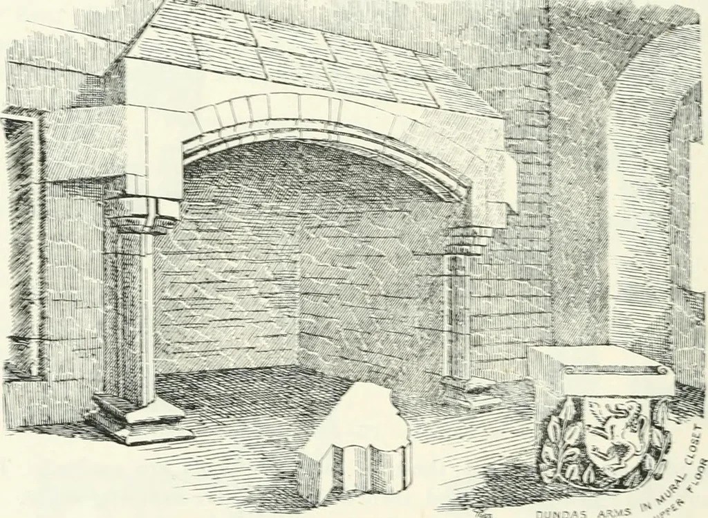 An illustration from The castellated and domestic architecture of Scotland, from the twelfth to the eighteenth century, 1887, leaf 349
