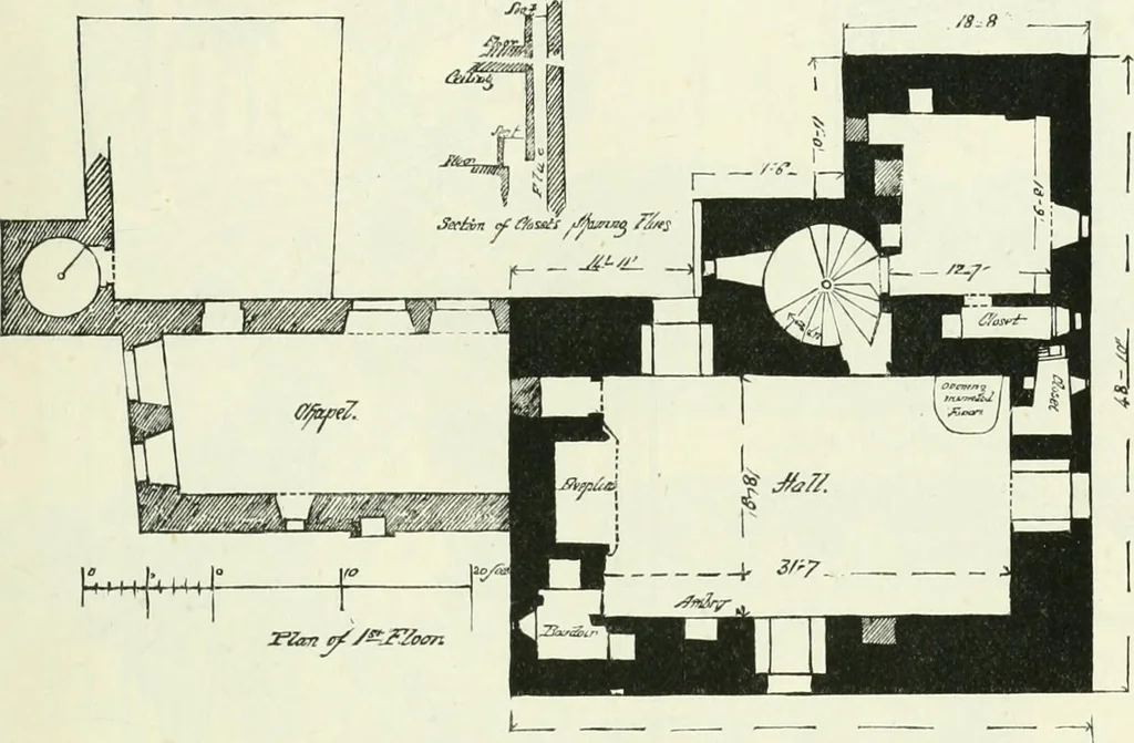 An illustration from The castellated and domestic architecture of Scotland, from the twelfth to the eighteenth century, 1887, leaf 356