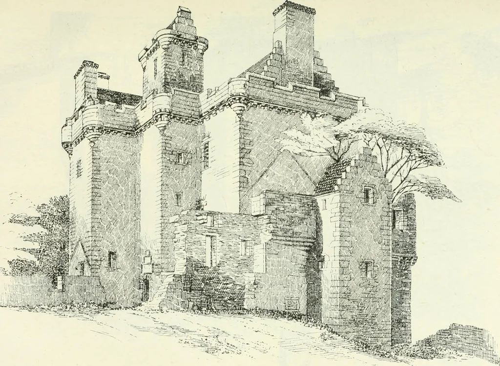 An illustration from The castellated and domestic architecture of Scotland, from the twelfth to the eighteenth century, 1887, leaf 358
