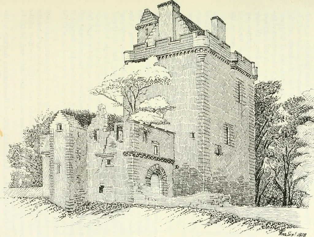 An illustration from The castellated and domestic architecture of Scotland, from the twelfth to the eighteenth century, 1887, leaf 360
