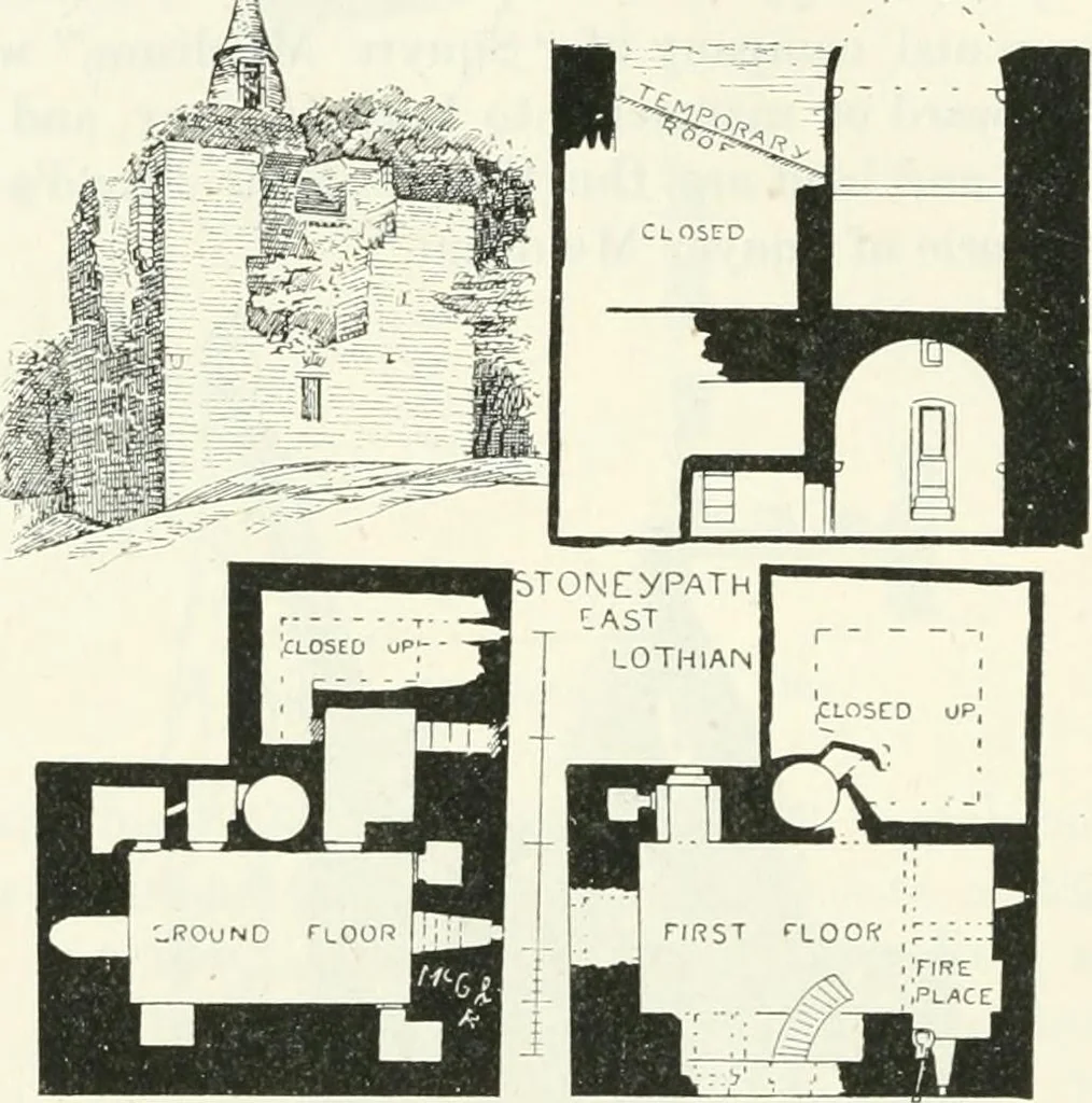 An illustration from The castellated and domestic architecture of Scotland, from the twelfth to the eighteenth century, 1887, leaf 375