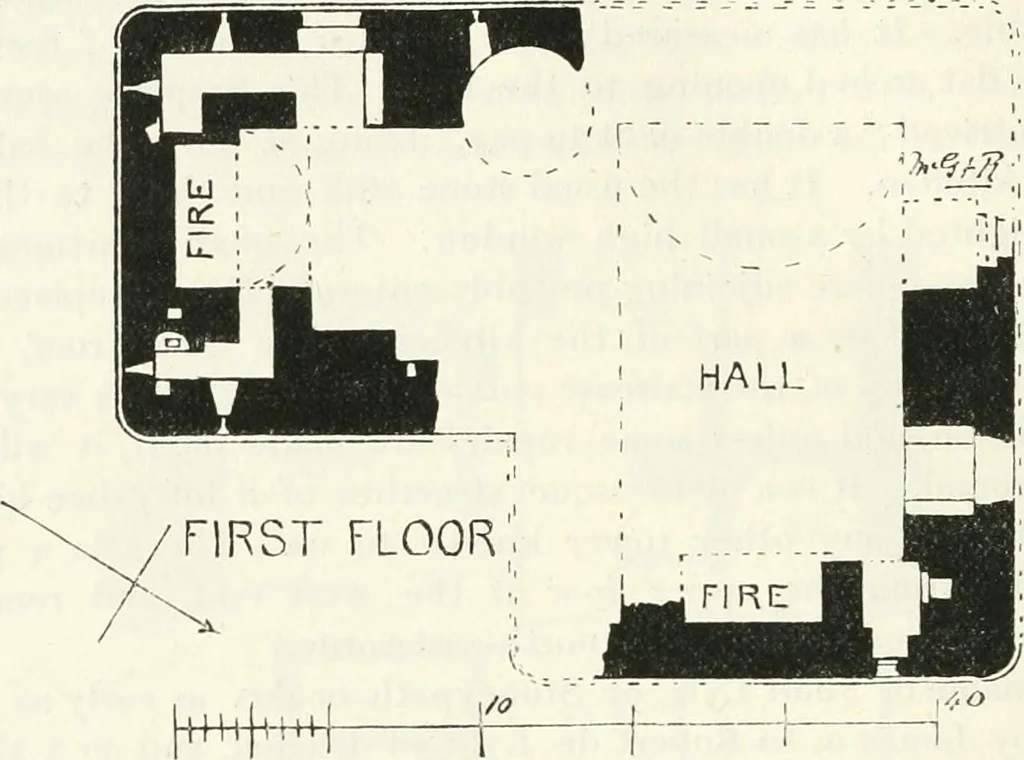 An illustration from The castellated and domestic architecture of Scotland, from the twelfth to the eighteenth century, 1887, leaf 377