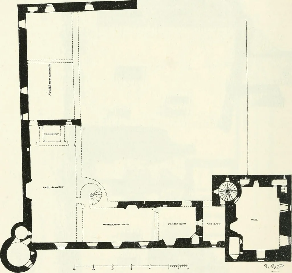 An illustration from The castellated and domestic architecture of Scotland, from the twelfth to the eighteenth century, 1887, leaf 381