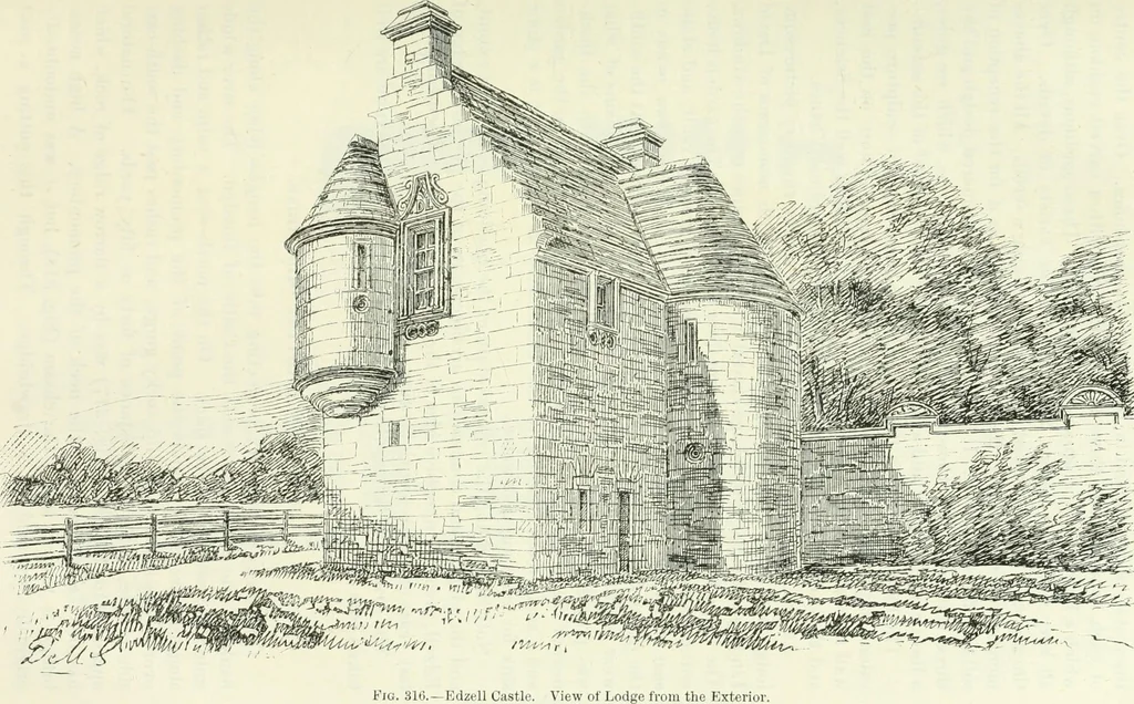 An illustration from The castellated and domestic architecture of Scotland, from the twelfth to the eighteenth century, 1887, leaf 384