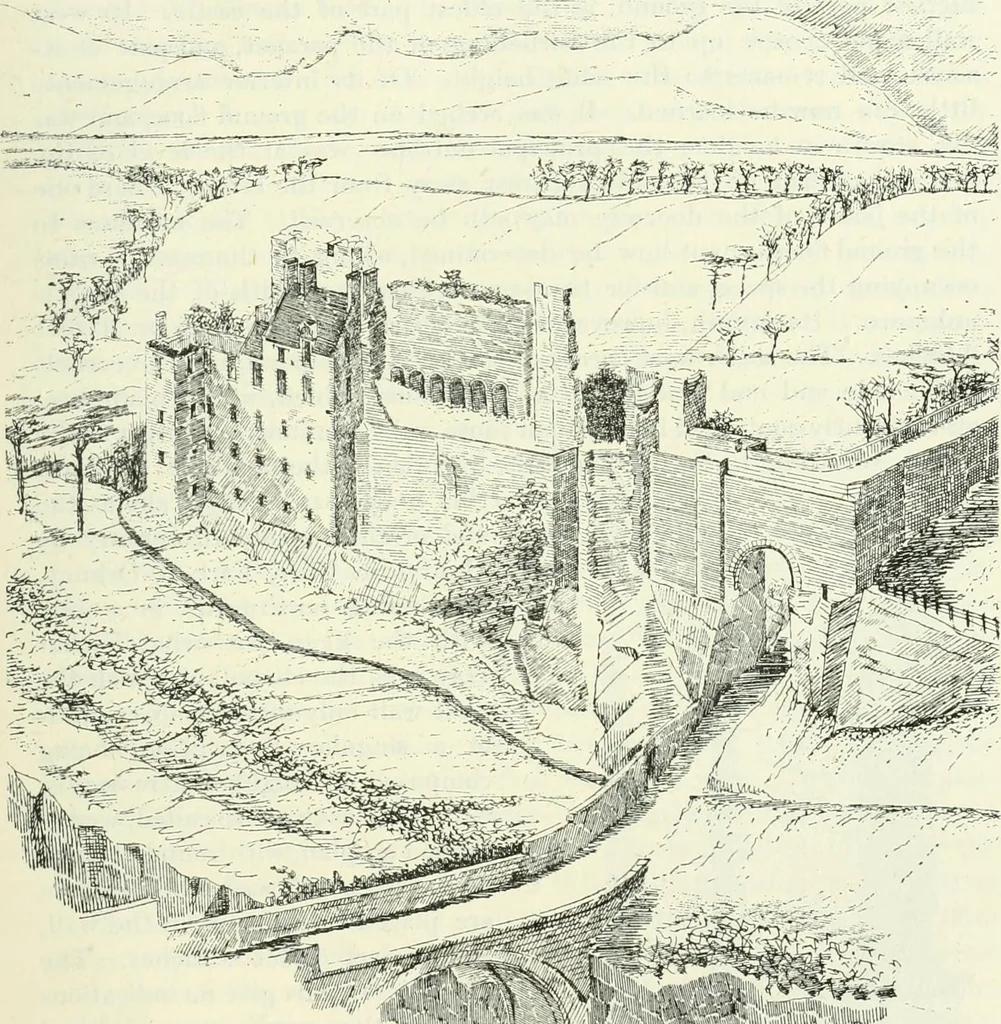 An illustration from The castellated and domestic architecture of Scotland, from the twelfth to the eighteenth century, 1887, leaf 388