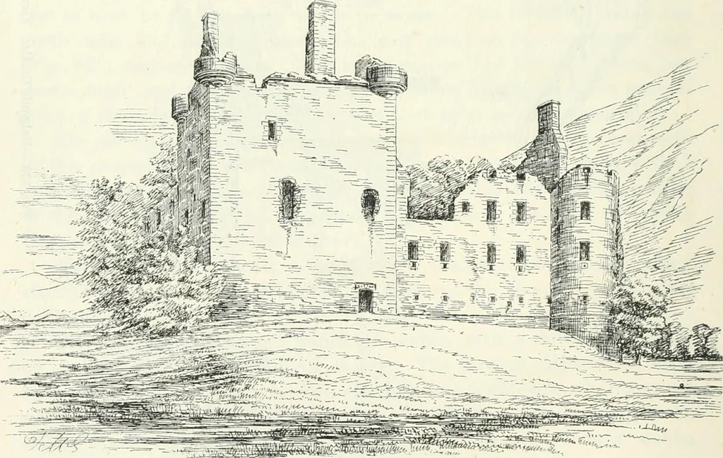 An illustration from The castellated and domestic architecture of Scotland, from the twelfth to the eighteenth century, 1887, leaf 401