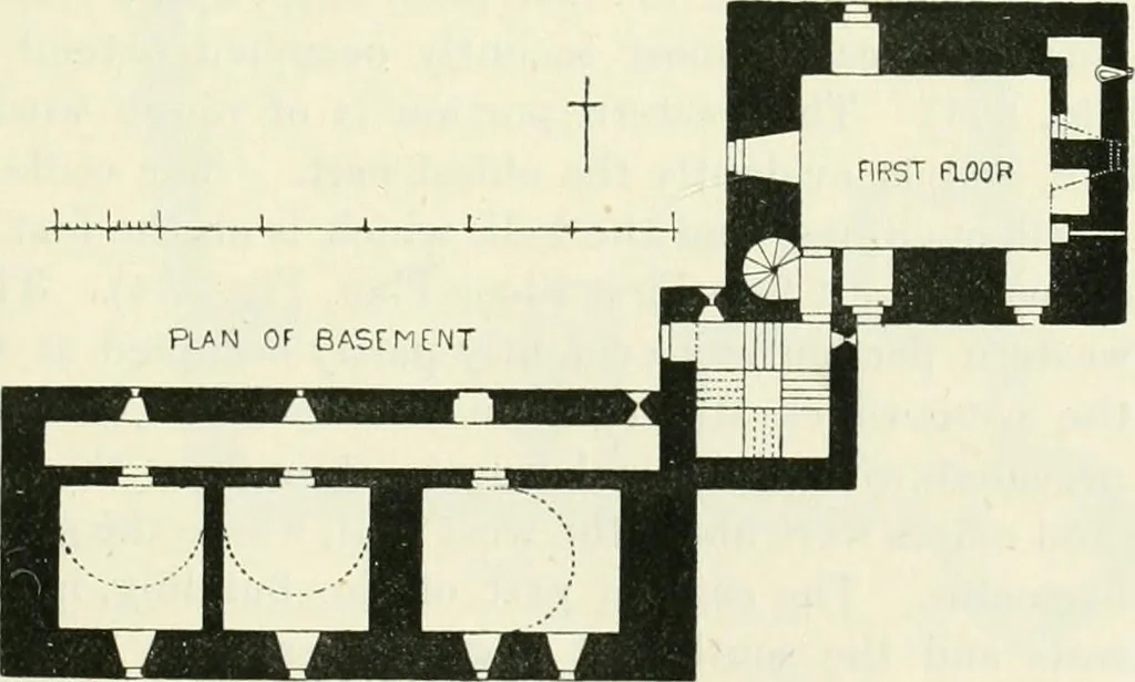An illustration from The castellated and domestic architecture of Scotland, from the twelfth to the eighteenth century, 1887, leaf 404