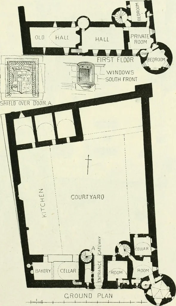 An illustration from The castellated and domestic architecture of Scotland, from the twelfth to the eighteenth century, 1887, leaf 406