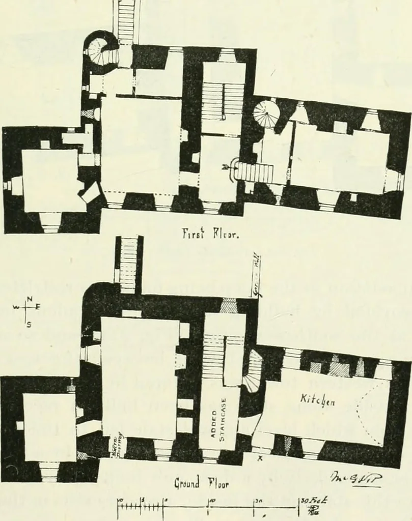 An illustration from The castellated and domestic architecture of Scotland, from the twelfth to the eighteenth century, 1887, leaf 414