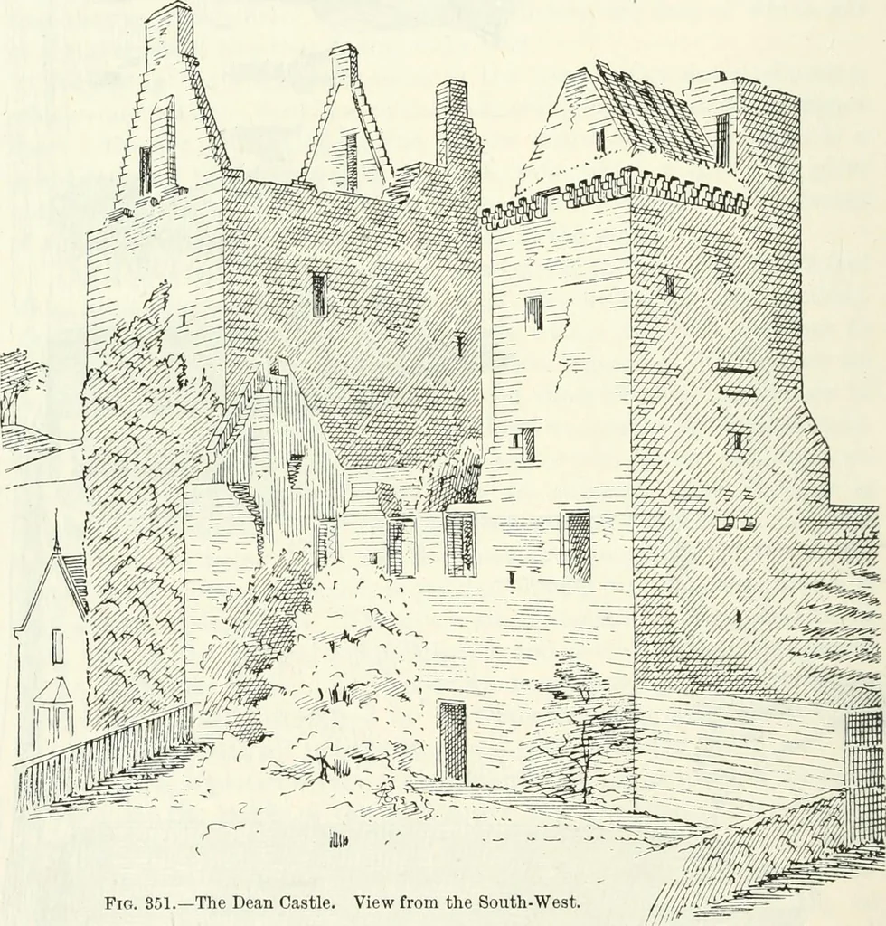 An illustration from The castellated and domestic architecture of Scotland, from the twelfth to the eighteenth century, 1887, leaf 425