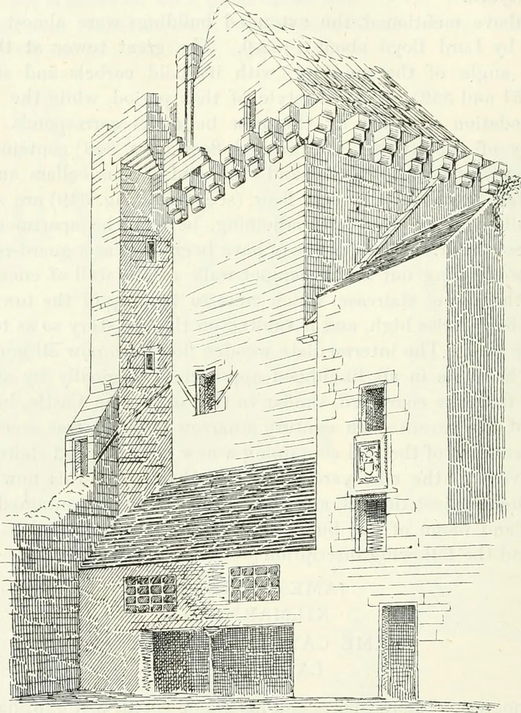 An illustration from The castellated and domestic architecture of Scotland, from the twelfth to the eighteenth century, 1887, leaf 427