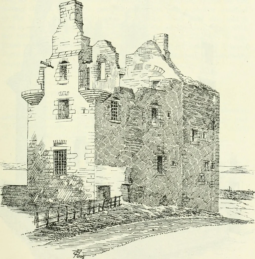 An illustration from The castellated and domestic architecture of Scotland, from the twelfth to the eighteenth century, 1887, leaf 430