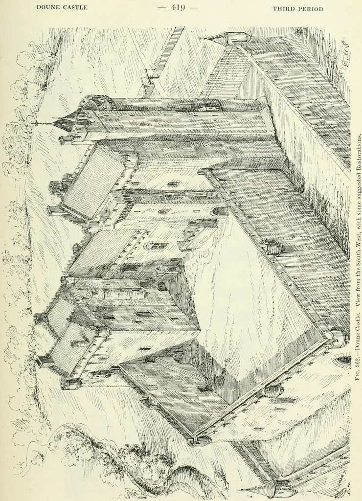 An illustration from The castellated and domestic architecture of Scotland, from the twelfth to the eighteenth century, 1887, leaf 438