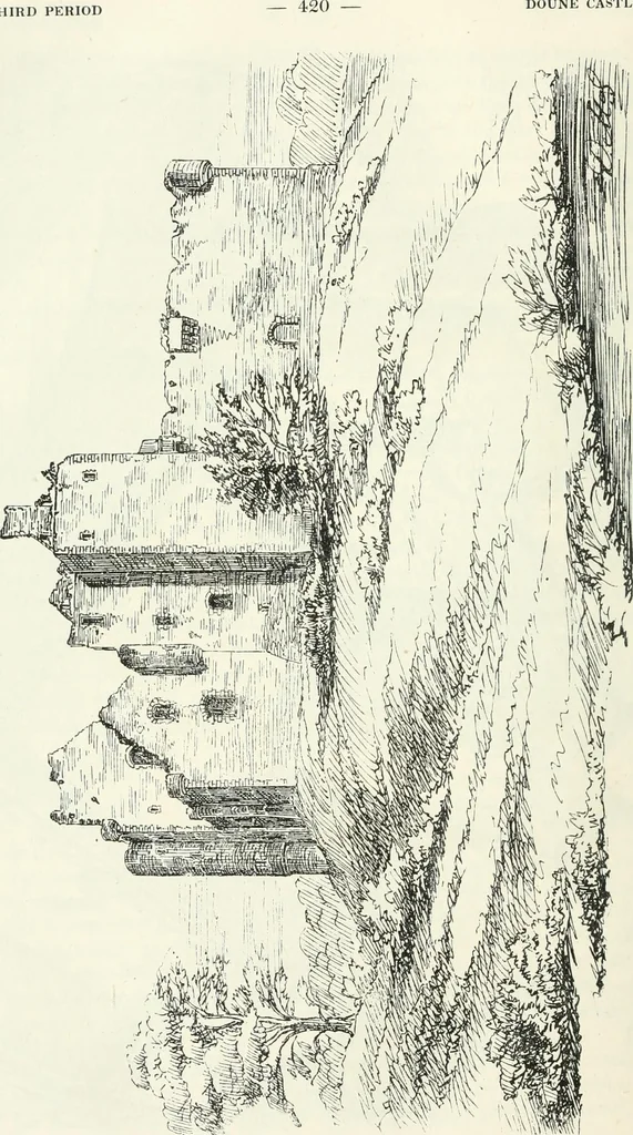 An illustration from The castellated and domestic architecture of Scotland, from the twelfth to the eighteenth century, 1887, leaf 439