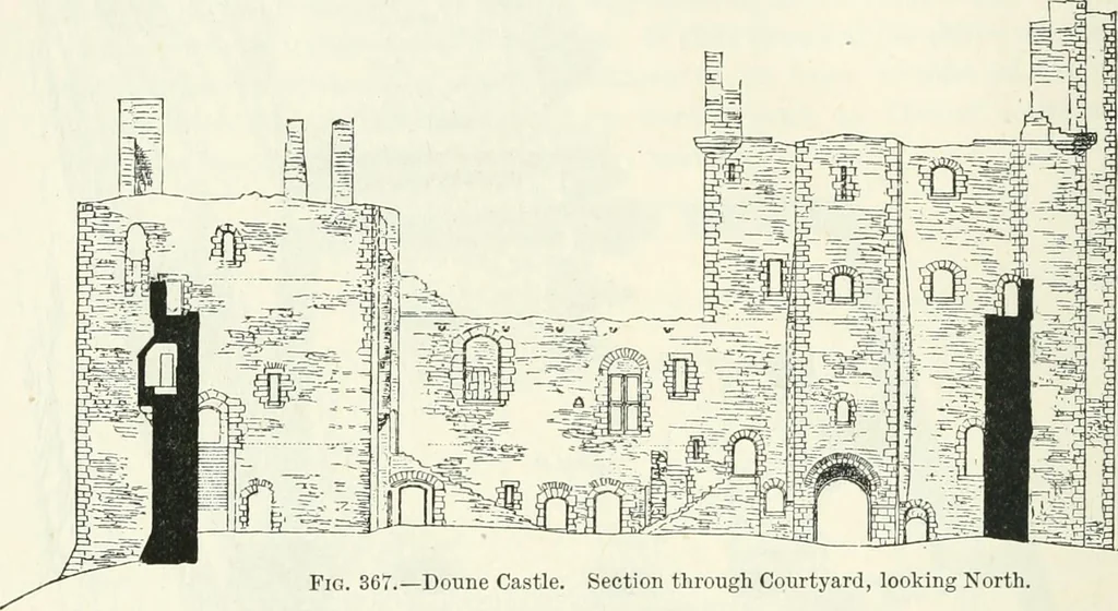 An illustration from The castellated and domestic architecture of Scotland, from the twelfth to the eighteenth century, 1887, leaf 443