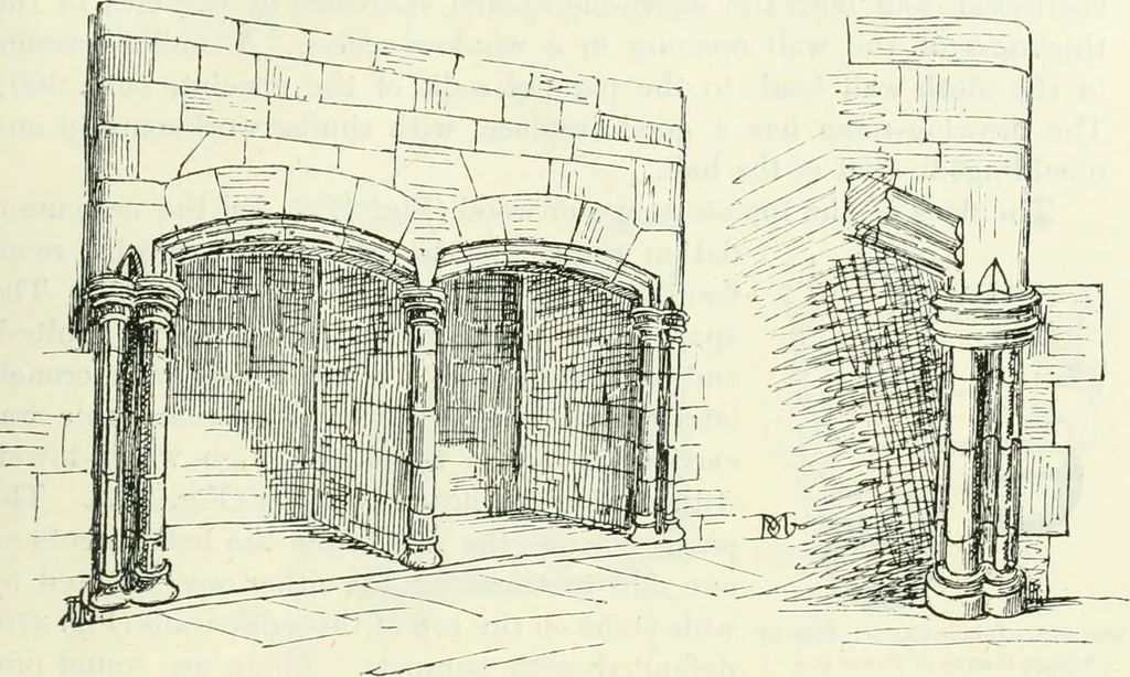 An illustration from The castellated and domestic architecture of Scotland, from the twelfth to the eighteenth century, 1887, leaf 444