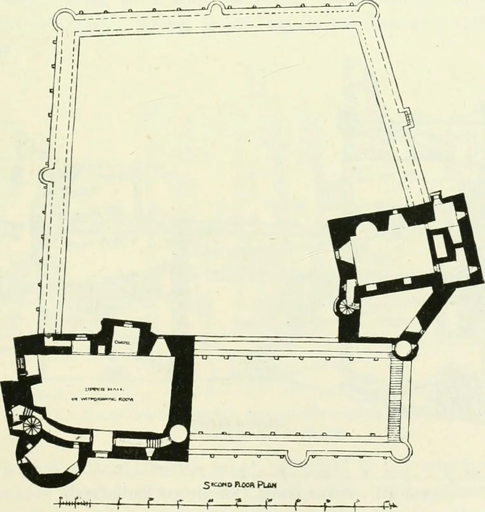 An illustration from The castellated and domestic architecture of Scotland, from the twelfth to the eighteenth century, 1887, leaf 444
