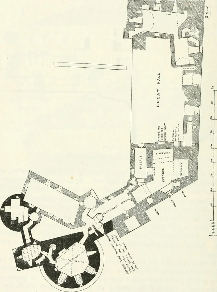 An illustration from The castellated and domestic architecture of Scotland, from the twelfth to the eighteenth century, 1887, leaf 457