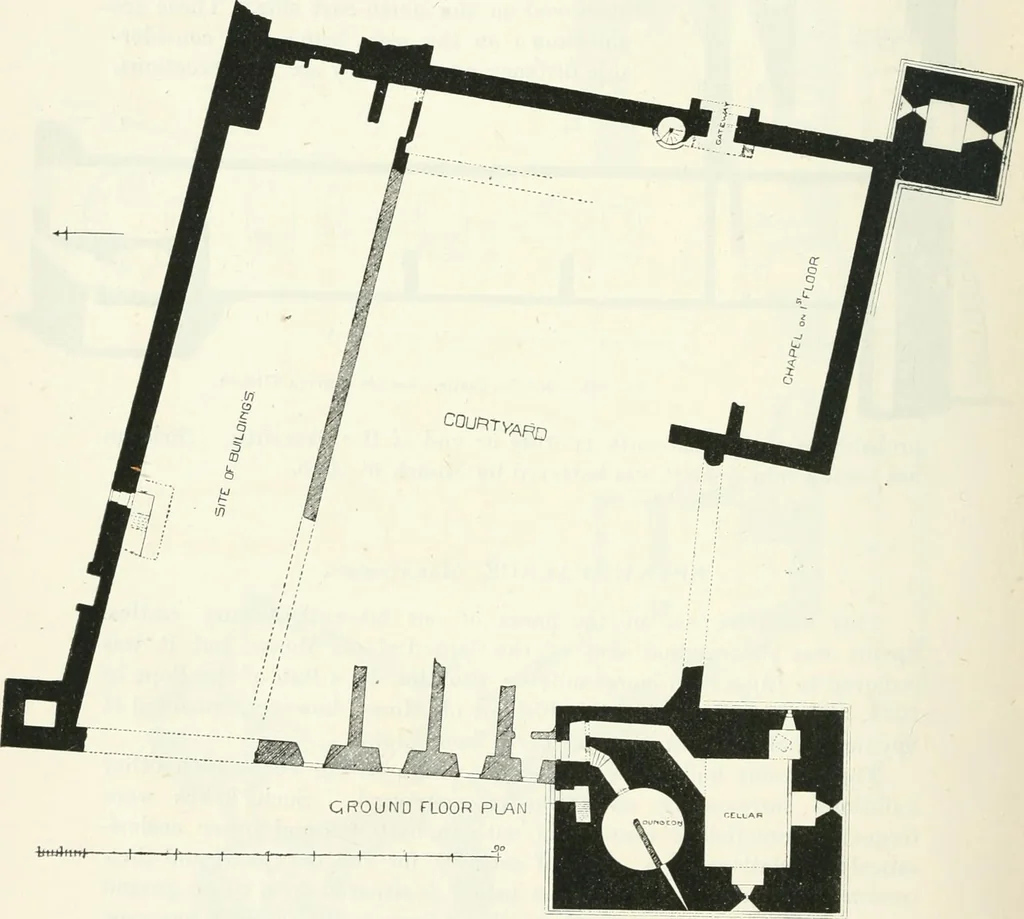 An illustration from The castellated and domestic architecture of Scotland, from the twelfth to the eighteenth century, 1887, leaf 459