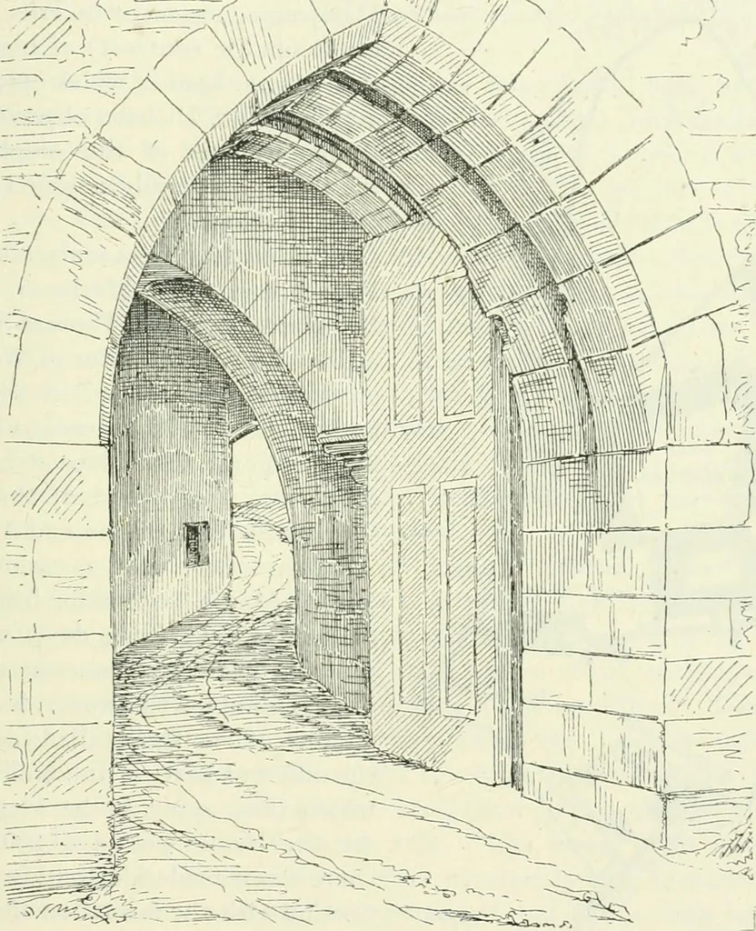 An illustration from The castellated and domestic architecture of Scotland, from the twelfth to the eighteenth century, 1887, leaf 484