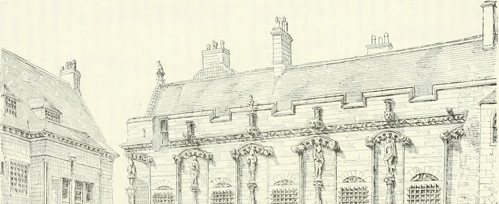 An illustration from The castellated and domestic architecture of Scotland, from the twelfth to the eighteenth century, 1887, leaf 495