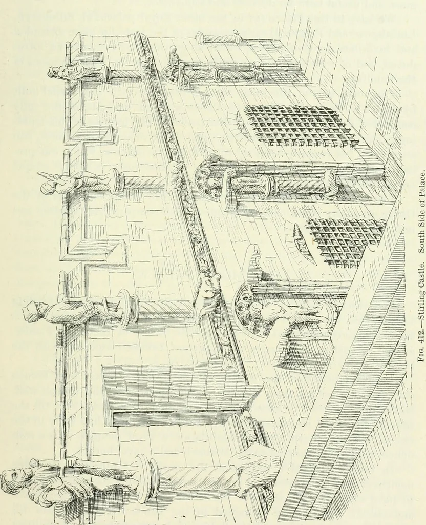 An illustration from The castellated and domestic architecture of Scotland, from the twelfth to the eighteenth century, 1887, leaf 496