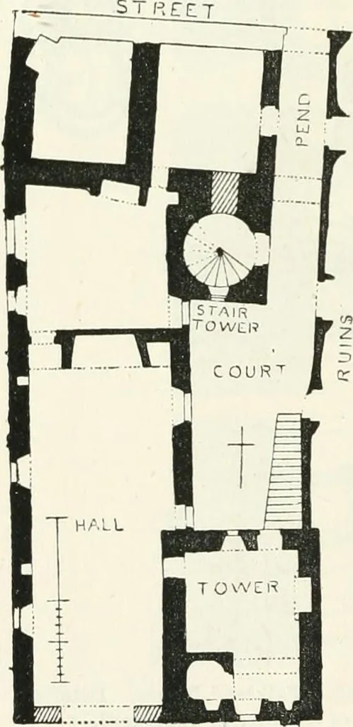 An illustration from The castellated and domestic architecture of Scotland, from the twelfth to the eighteenth century, 1887, leaf 527