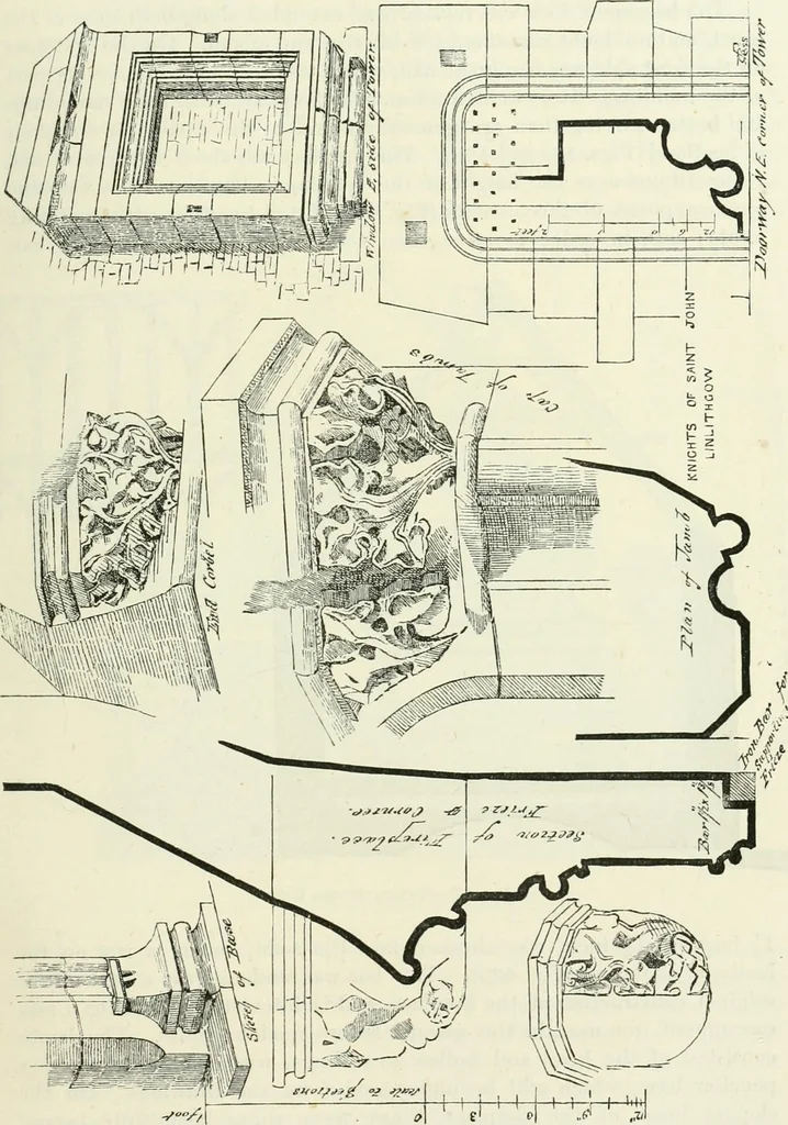 An illustration from The castellated and domestic architecture of Scotland, from the twelfth to the eighteenth century, 1887, leaf 530