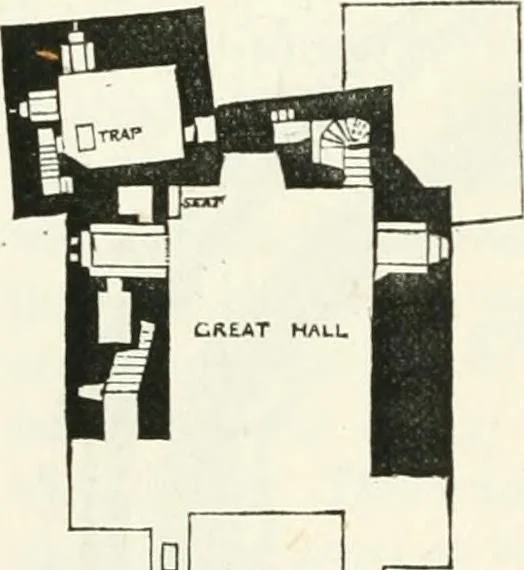 An illustration from The castellated and domestic architecture of Scotland, from the twelfth to the eighteenth century, 1887, leaf 553