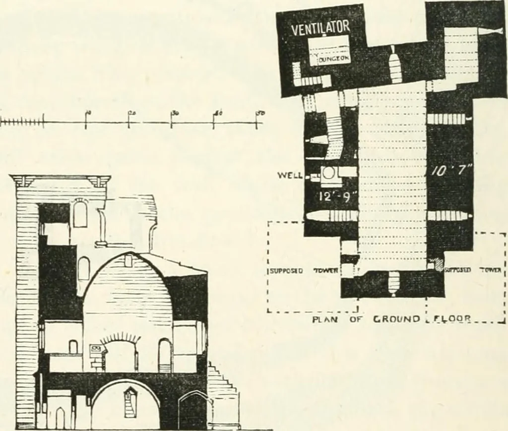 An illustration from The castellated and domestic architecture of Scotland, from the twelfth to the eighteenth century, 1887, leaf 553