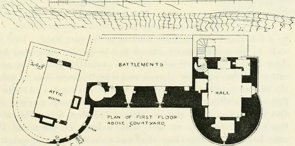 An illustration from The castellated and domestic architecture of Scotland, from the twelfth to the eighteenth century, 1887, leaf 558