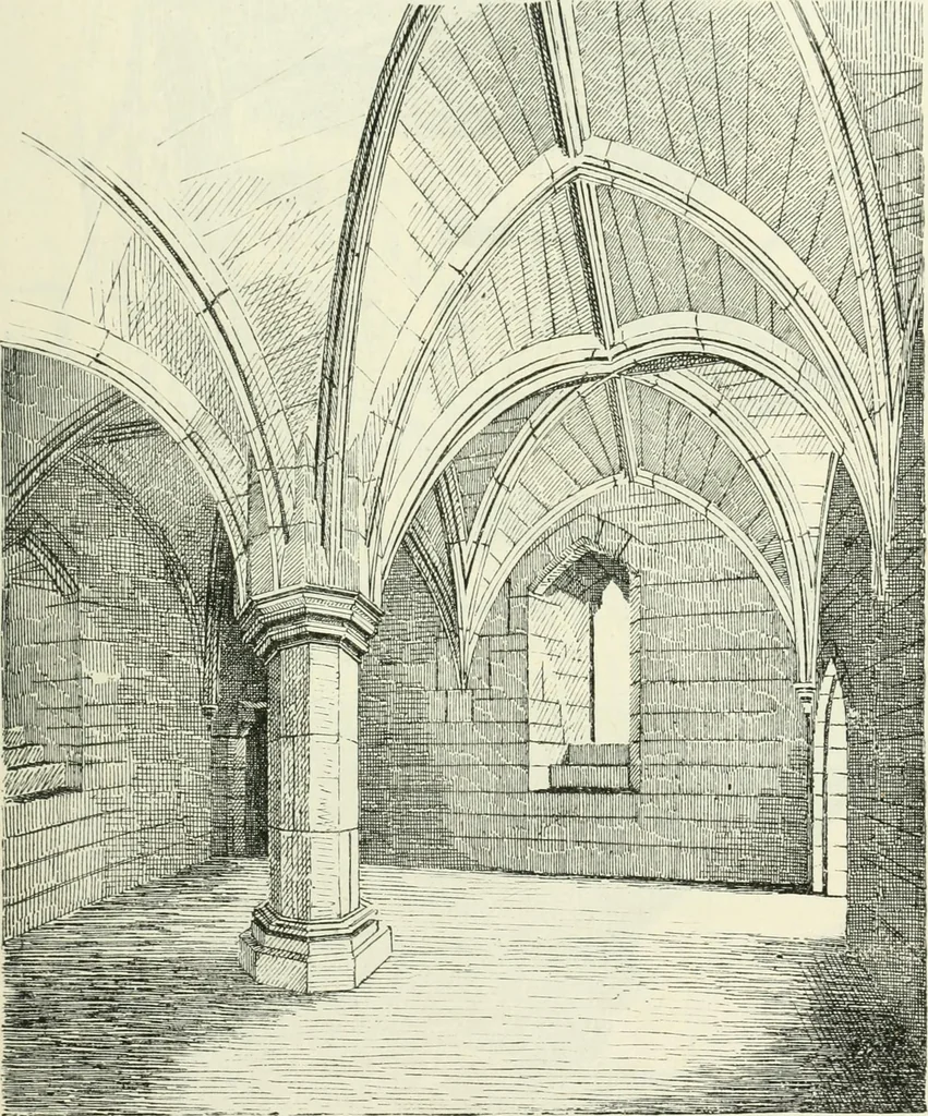 An illustration from The castellated and domestic architecture of Scotland, from the twelfth to the eighteenth century, 1887, leaf 570