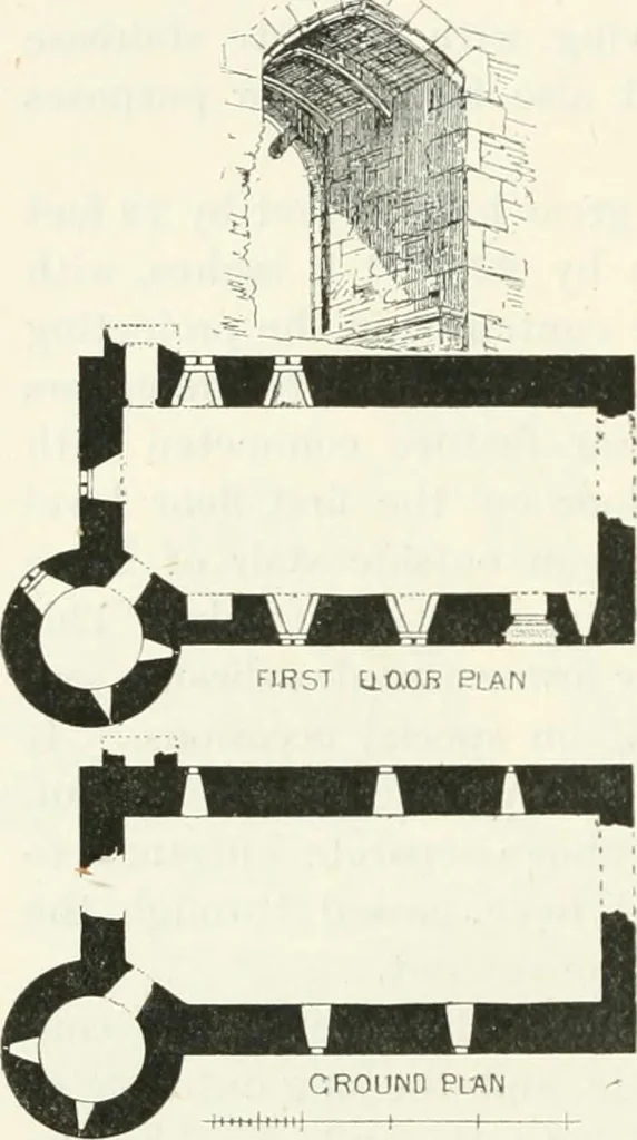 An illustration from The castellated and domestic architecture of Scotland, from the twelfth to the eighteenth century, 1887, leaf 577