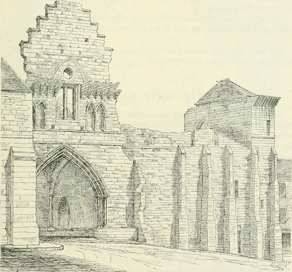 An illustration from The castellated and domestic architecture of Scotland, from the twelfth to the eighteenth century, 1887, leaf 580