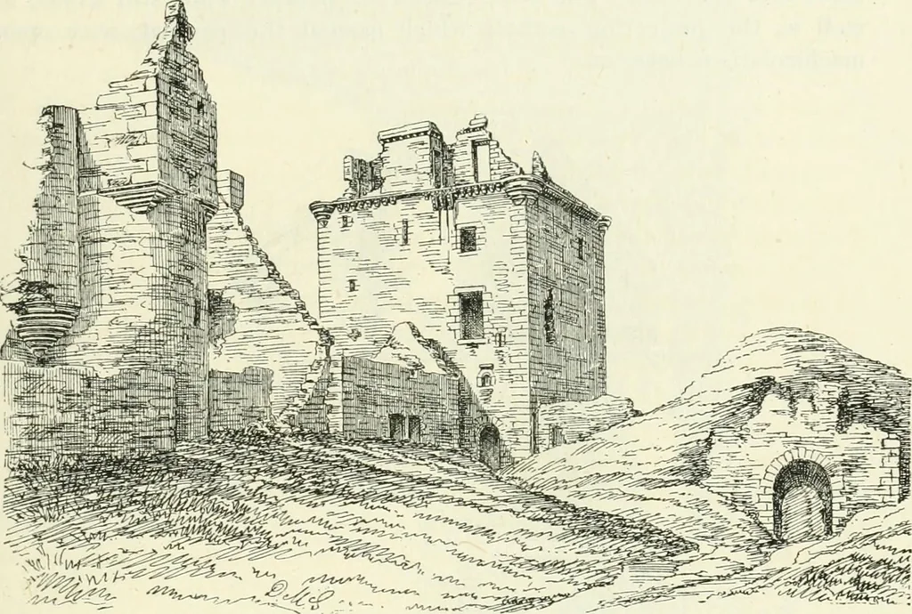 An illustration from The castellated and domestic architecture of Scotland, from the twelfth to the eighteenth century, 1887, leaf 586