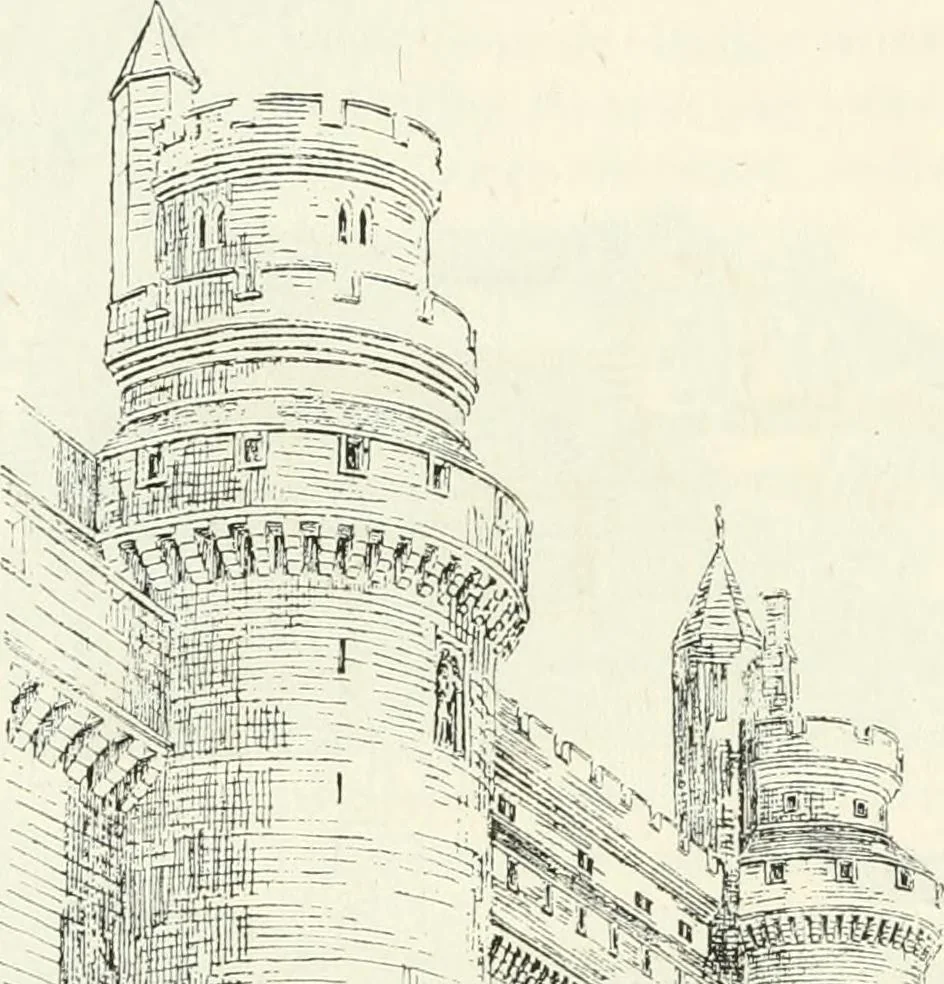 An illustration from The castellated and domestic architecture of Scotland, from the twelfth to the eighteenth century, 1887, leaf 65