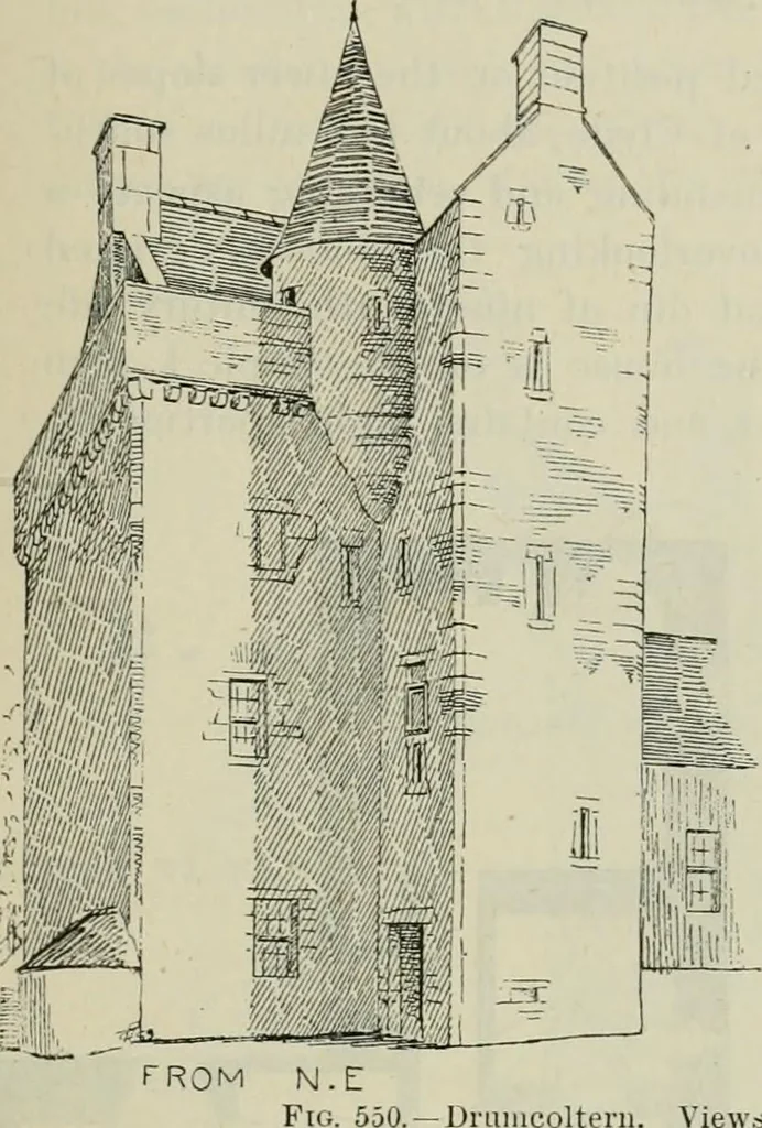 An illustration from The castellated and domestic architecture of Scotland, from the twelfth to the eighteenth century, 1887, leaf 100