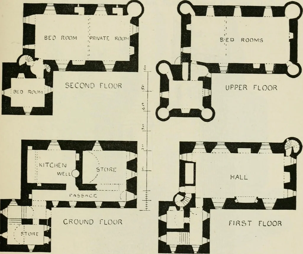 An illustration from The castellated and domestic architecture of Scotland, from the twelfth to the eighteenth century, 1887, leaf 106