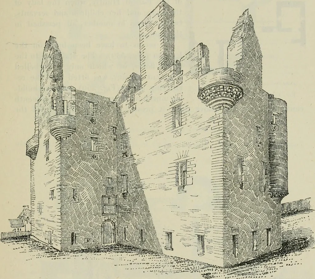 An illustration from The castellated and domestic architecture of Scotland, from the twelfth to the eighteenth century, 1887, leaf 108